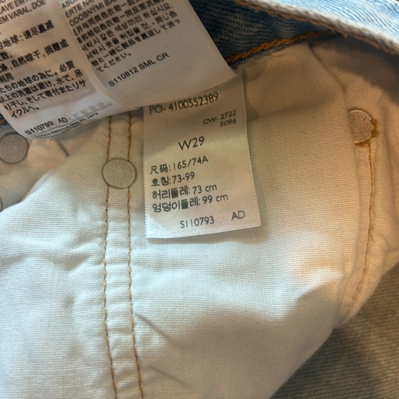 Levi’s 501 Button Fly High Rise Light Wash size 29 - Picture 3 of 4